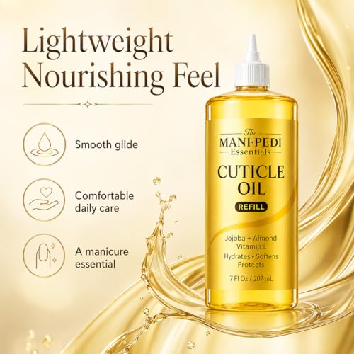 Professional Cuticle Oil Refill – Nourishing Nail Care with Jojoba & Almond Oil