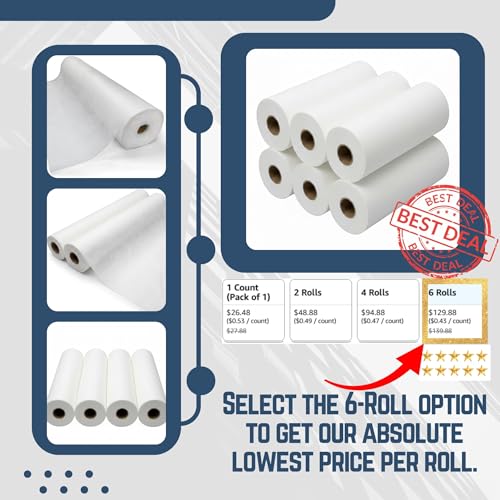 Disposable Table Sheets 70" x 32" Non Woven Face Hole