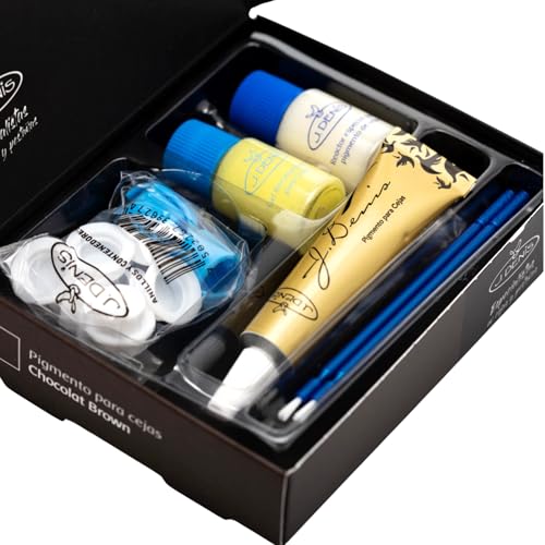 J Denis Eyebrow Pigment - Long-Lasting Chocolate Tint for Natural, Defined Brows - Professional Quality Eyebrow Color