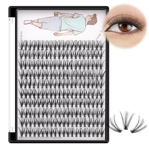 Black Individual Lash Extensions 0.07mm D Curl 20 Roots