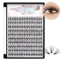Black Individual Lash Extensions 0.07mm D Curl 20 Roots