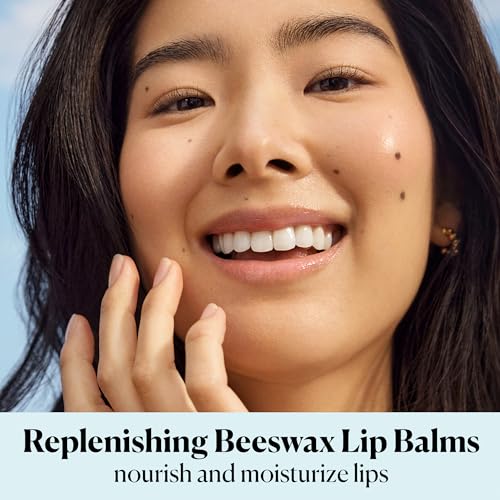 Sky Organics Organic Beeswax Lip Balm 4-Pack | Moisturizing