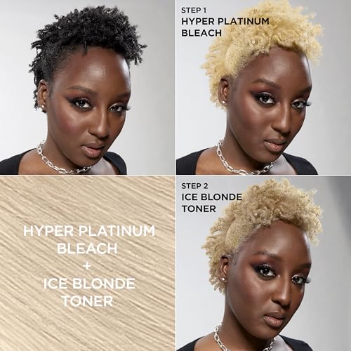 L'Oreal Paris Feria Hyper Platinum Hair Bleach Kit with Purple Conditioner