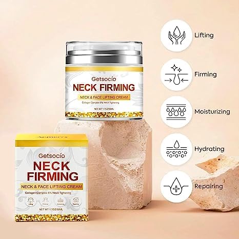 Neck Firming Cream for Tightening Firming: Anti Aging Facial Moisturizer with Retinol Collagen and Hyaluronic Acid - Instant Face Lift Cream- Wrinkle Cream for Women Lifting, Firming & Hydrating