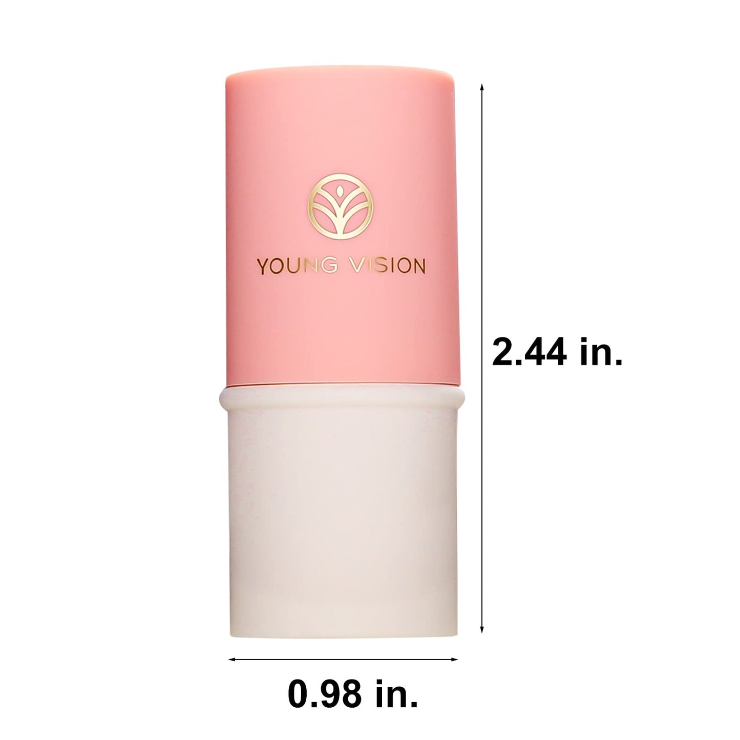 YOUNG VISION Stick Blush for Face Makeup, Cream Blush for Lips and Cheeks Tint, Moisturize, Nature Look and Long wear Putty Blush, 8054-03.…