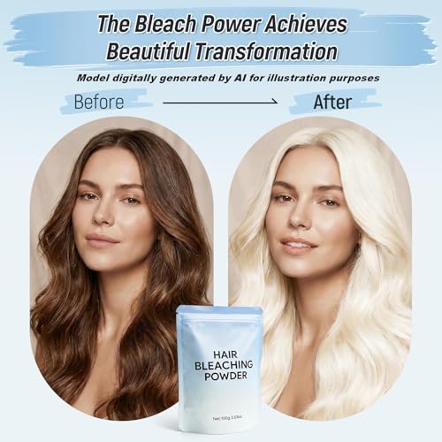 JUANCHI Hair Bleach Powder 100g - Lifts 8 Levels