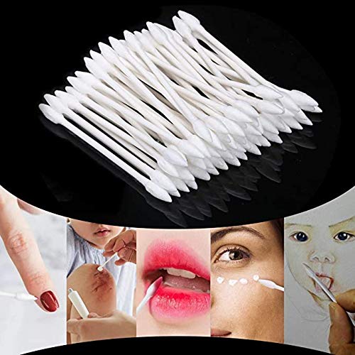 HNRLOY Double Pointed Cotton Swabs - 800 Organic Cotton Buds