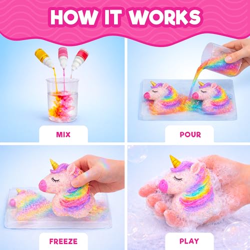 Doctor Jupiter Unicorn Glitter Soap Making Kit - Girls Easter Crafts DIY Project for 4+ Year Old Kids | Unicorn Toys, Birthday Gift Ideas for Girls Ages 4 5 6 7 8 12