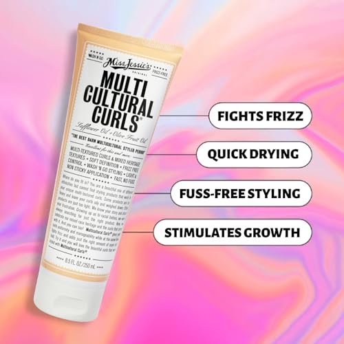 Miss Jessie's Multi Cultural Curls Styling Cream - Anti-Frizz (8.5 oz)