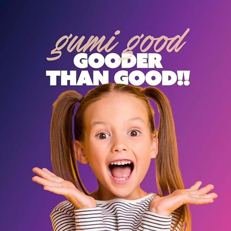 Gumi Good Black Hair Elastics - Ouchless, Snag-Free Bands