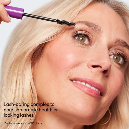 Almay Thickening & Tint Mascara, Instant Soft Full Volume, Conditions & Darkens Natural Lashes Over Time, No Flaking or Clumping (Packaging May Vary), 403 Black Brown, 0.28 fl oz