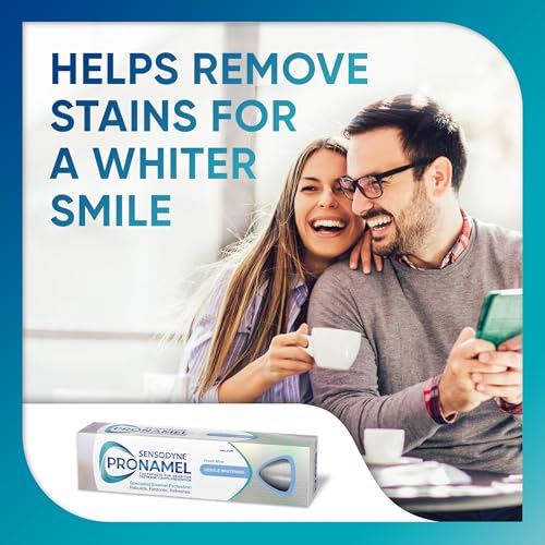 Sensodyne Pronamel Gentle Whitening Toothpaste, Fresh Mint - 4 oz (4 Pack)