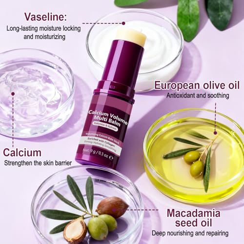 Calcium Collagen Volume Multi Balm Stick - Anti-Wrinkle Moisturizer (2pcs)