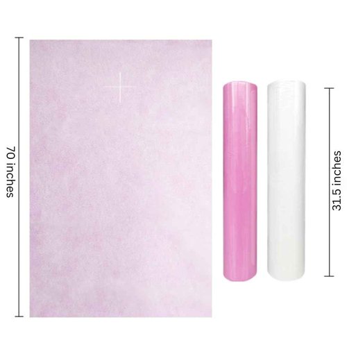 Amira Beauty White Disposable Massage Table Sheets 50 Roll – 31.5" X 70" 30 Disposable Bed Sheets for Travel - Soft & Durable Massage Bed Cover – Spa Bed Cover Lash & Facial Table Cover – Drape Sheets