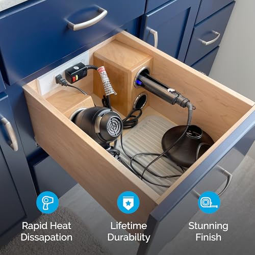 Docking Drawer 5" Stainless Steel Hot Tool Canister