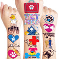 96 PCS Vet Temporary Tattoos for Kids & Adults