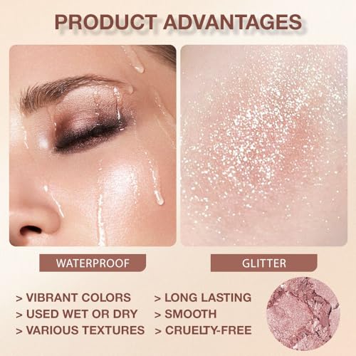 AMY'S DIARY 9-Shade Eyeshadow Palette Matte Shimmer