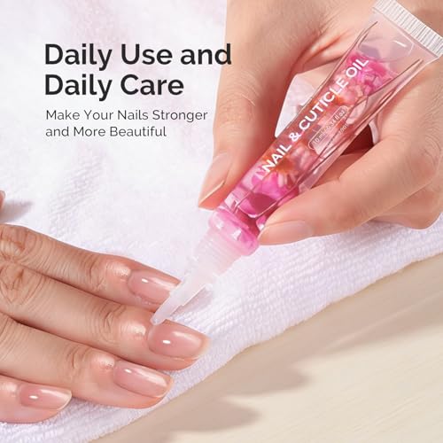 MelodySusie Cuticle Oil with Real Flowers - 10ml