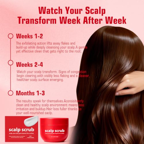 Gentle Scalp Scrub Treatment for Dry, Flaky Scalp - 3.4 Fl Oz