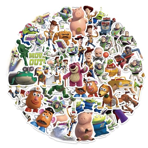 50 Piece Cartoon Vinyl Stickers Waterproof Pack
