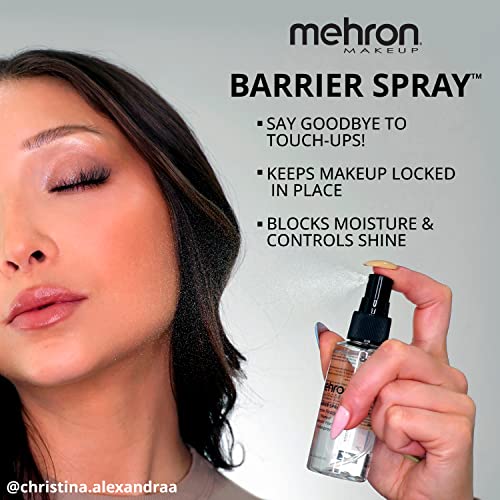 Mehron Barrier Spray | Professional Makeup Setting Spray 1 fl oz