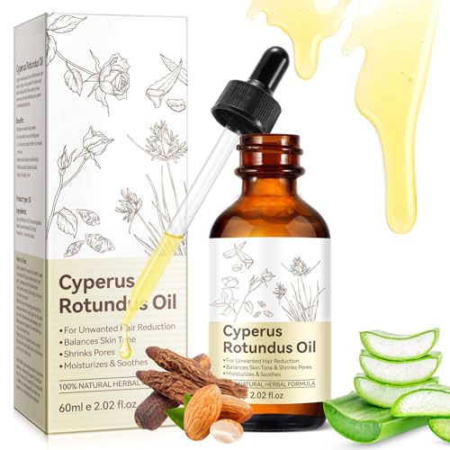 Cyperus Rotundus Oil for Hair Removal & Pore Minimizing