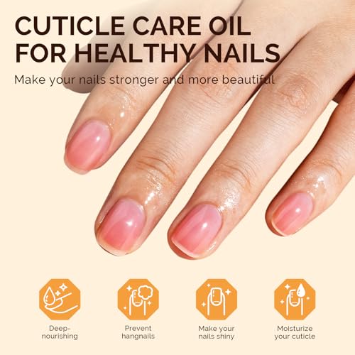 MelodySusie Cuticle Oil Pen Set - 6-Piece Scented Nail Repair Treatment