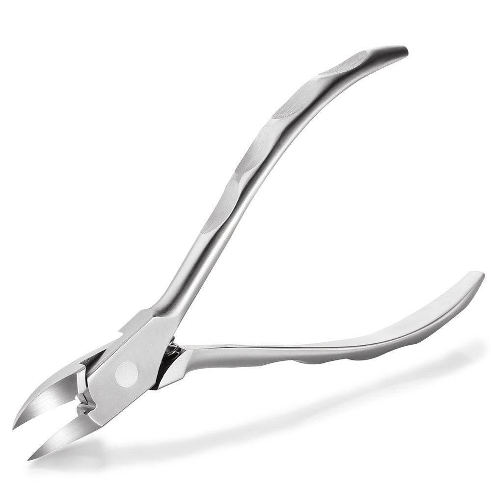 Toenail Clippers, BEZOX Nail Clippers for Thick or Ingrown Toenails - Stainless Steel Long Handle Toenail Cutters