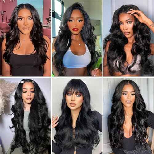 12A Human Hair Bundles Body Wave Human Hair Bundles Body Wave 1 Bundles Raw Human Hair Bundles Virgin Bundles 100% Unprocessed Weave Bundles Human Hair Extensions Natural Black