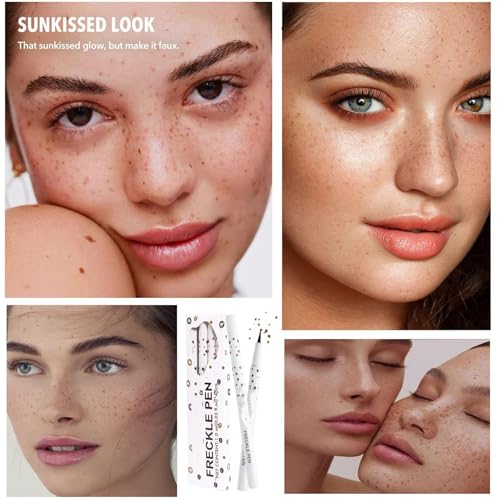 AKARY 4-Color Freckle Pen - Waterproof Lifelike Freckles Makeup