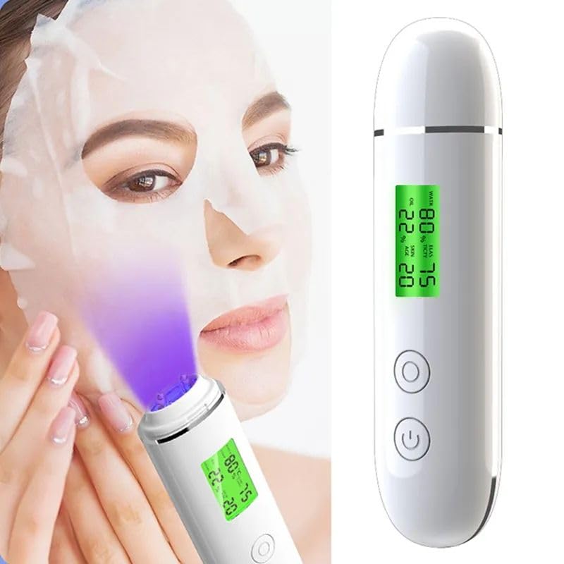 LCD Skin Moisture & Oil Analyzer – Digital Tester