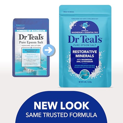 Dr Teal's Epsom Salt Soak with Magnesium, 3 lbs