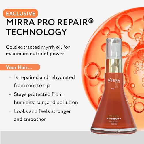 Ybera Mirra Oil - Premium Hair Repair Oil for Dry & Frizzy Hair, 60ml