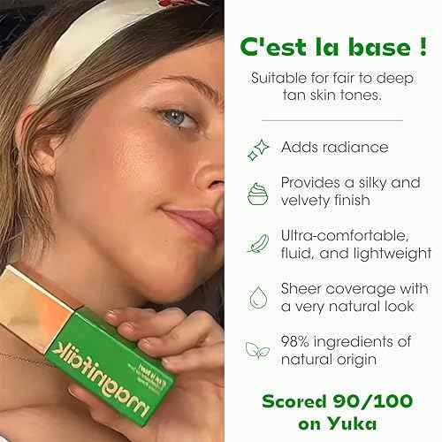 Magnifaik That's The Base! Makeup Primer - Lightweight Primer Face Makeup for Natural Radiance - Moisturizing Face Primer with Sheer Coverage - 1 oz