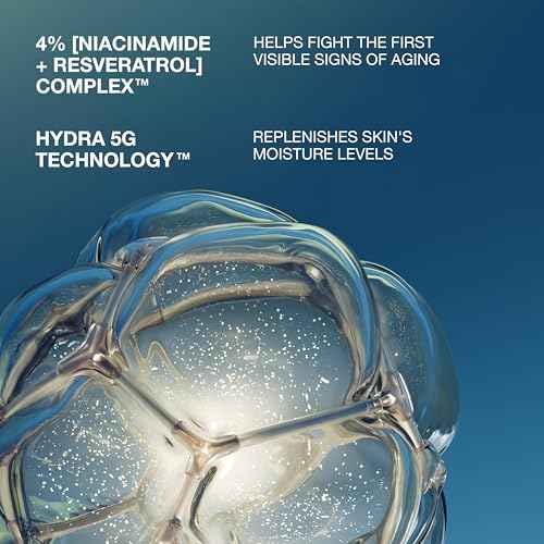 Lab Series Men's Daily Rescue Water Lotion Toner - Moisturizing Essence Skin Care for Men - Hydrating Face Toner with Niacinamide, 6.7 Fl Oz