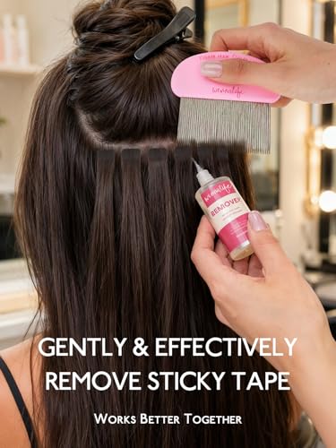 Tape in Extension Remover Comb - Fine Teeth Adhesive Cleaner