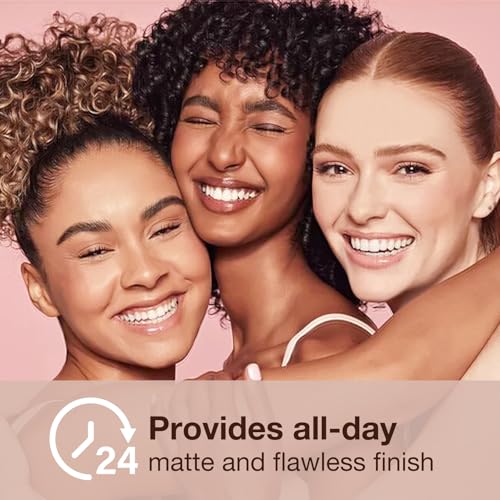 Matte Pressed Powder Compact with Puff – Wet & Dry Foundation