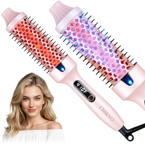 CHIKYO Heated Round Brush 38mm Negative Ion Blowout Styler