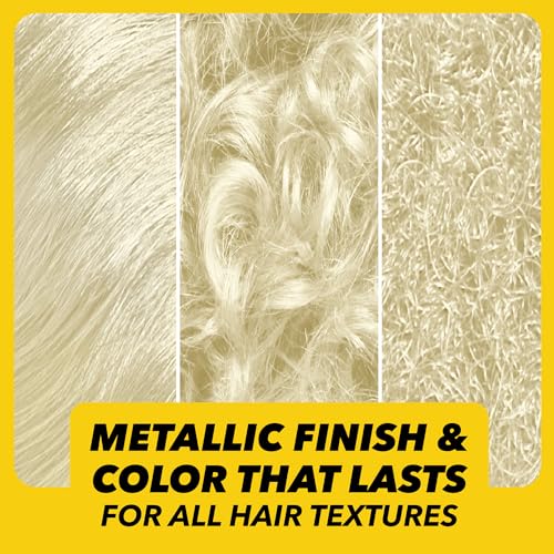 got2b Bleach It Permanent Hair Dye, Ultra Platinum Blonde, 00A, Hair Bleach Kit with Developer and Anti-Brass Purple Mask, Lightens Up to 8 Levels, Gel Formula for Easy Application, 1 Count