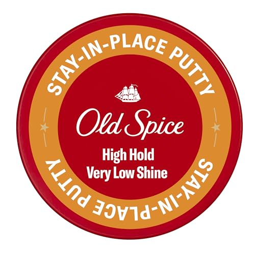 Old Spice Men's Hair Putty High Hold Low Shine 2.22 oz