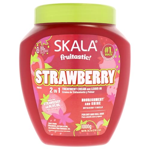 SKALA Strawberry 2-in-1 Hair Treatment Cream 35.3 oz – Frizz Control