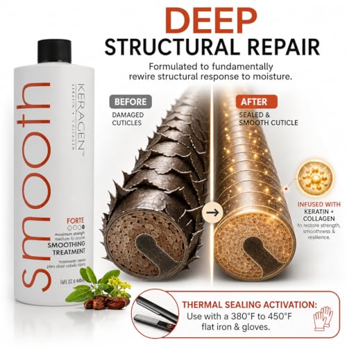 KERAGEN Brazilian Keratin Hair Smoothing Treatment 16 oz