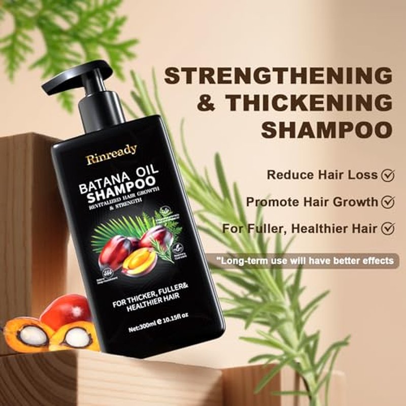 Batana Rosemary Biotin Shampoo for Thinning Hair
