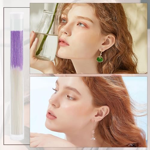 Mixed-Color Ear Piercing Floss Cleaner Set - 180PCS Ear Hole Cleaning Tool
