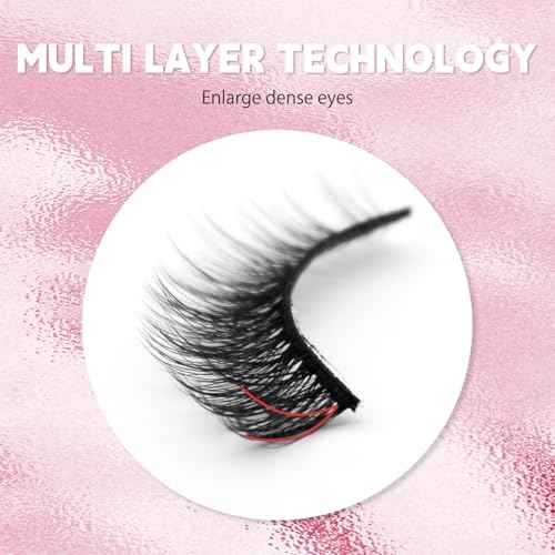 Eyelashes Lashes False Eyelashes Pesta?as Lashes Wispy False Lashes Pesta?as Postizas Naturales Strip Lashes Eyelash Natural Eyelashes Eyelash Extension 20 Pairs Cat Eye Lashes (Black)