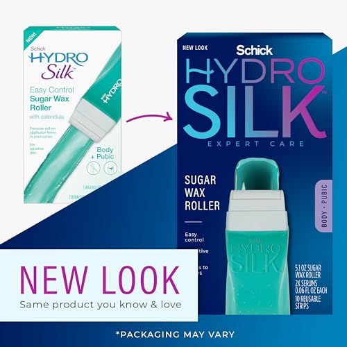 Schick Hydro Silk Sugar Wax Roller for Body & Bikini, 1 Count