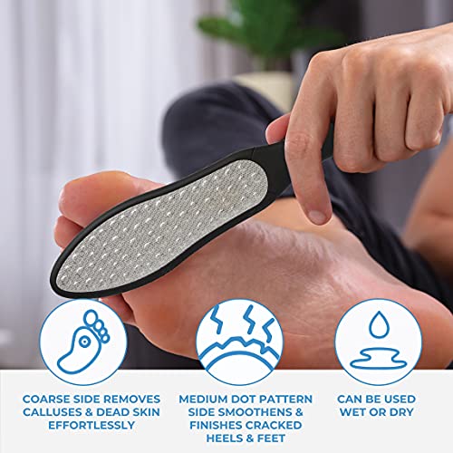 ForPro Black Bear Stainless Steel Pedicure Foot File & Callus Remover