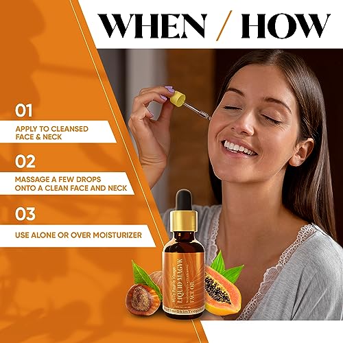 Liquid Magyk Face Oil Hydrating Facial Oil Serum with Silk Amino, Fats, Antioxidants Carotenoids, Lycopene and Vitamins E, C & A