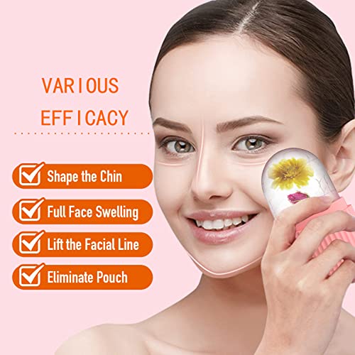 Ice Cube Roller Massager for Face - Reduce Puffiness & Migraine