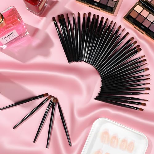 50-Piece Lip Brushes Set - Pro Makeup Applicators